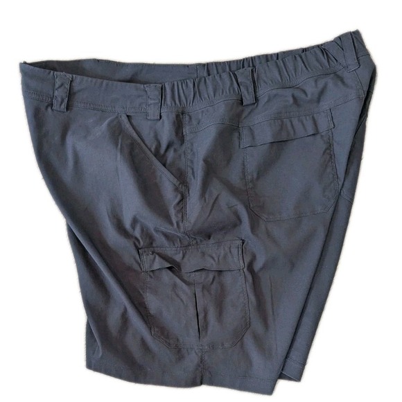 Duluth Trading Co Women 24W Dry on the Fly Navy Blue cargo shorts Nylon Stretch - Picture 6 of 10